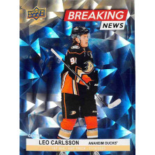 Carlsson Leo - 2024-25 Upper Deck Breaking News Gold No.BN23
