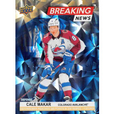 Makar Cale - 2024-25 Upper Deck Breaking News Gold No.BN33