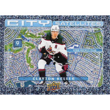 Keller Clayton - 2024-25 Upper Deck City Satellites Speckled No.CS6