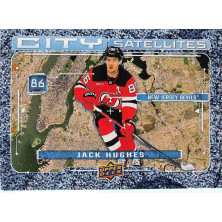 Hughes Jack - 2024-25 Upper Deck City Satellites Speckled No.CS16