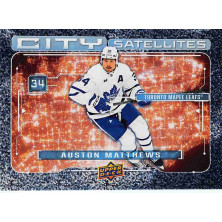 Matthews Auston - 2024-25 Upper Deck City Satellites Speckled No.CS20