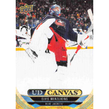 Merzlikins Elvis - 2024-25 Upper Deck Canvas No.C190