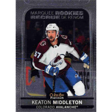 Middleton Keaton - 2021-22 O-Pee-Chee Platinum Marquee Rookies No.261