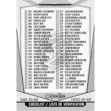 Checklist: 301-400 CL - 2024-25 O-Pee-Chee No.400
