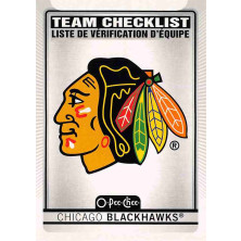 Chicago Blackhawks Team Checklist - 2021-22 O-Pee-Chee No.557