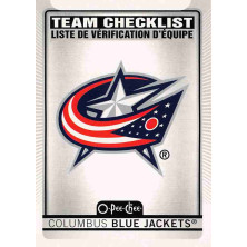 Columbus Blue Jackets Team Checklist - 2021-22 O-Pee-Chee No.559