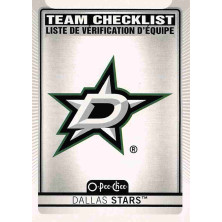 Dallas Stars Team Checklist - 2021-22 O-Pee-Chee No.560