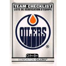 Edmonton Oilers Team Checklist - 2021-22 O-Pee-Chee No.562
