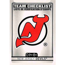 New Jersey Devils Team Checklist - 2021-22 O-Pee-Chee No.568