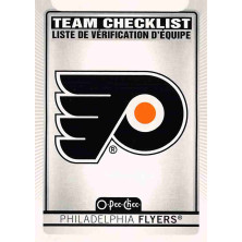 Philadelphia Flyers Team Checklist - 2021-22 O-Pee-Chee No.572