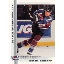 Dingman Chris - 2000-01 BAP Memorabilia No.277
