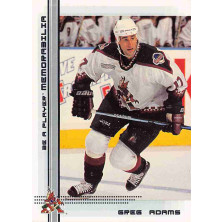 Adams Greg - 2000-01 BAP Memorabilia No.374
