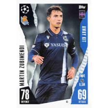 Zubimendi Martin - 2023-24 Topps Match Attax UCL Extra No.83