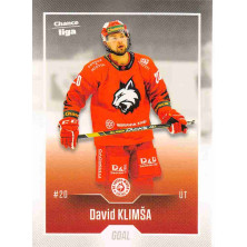 Klimša David - 2022-23 Goal Cards Chance liga No.338