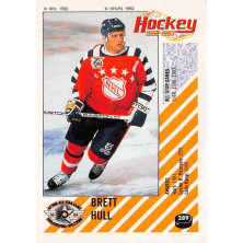 Hull Brett - 1992-93 Panini Stickers No.289