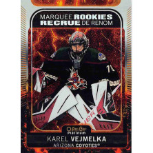 Vejmelka Karel - 2021-22 O-Pee-Chee Platinum Marquee Rookies Hot Magma No.281