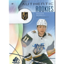 Morelli Mason - 2024-25 SP Game Used Blue Autographs No.212