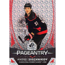 Svechnikov Andrei - 2023-24 SP Authentic Pageantry Red No.P3