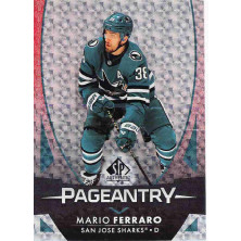 Ferraro Mario - 2023-24 SP Authentic Pageantry Red No.P27