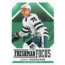 Gushchin Danil - 2023-24 SP Authentic Freshman Focus Green No.FF46