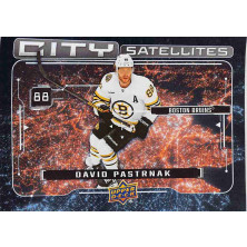 Pastrnak David - 2024-25 Upper Deck City Satellites Black No.CS15