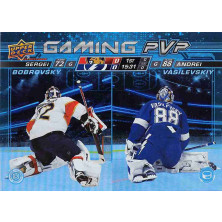 Bobrovsky Sergei, Vasilevskiy Andrei - 2024-25 Upper Deck Gaming PVP Blue No.GPVP14