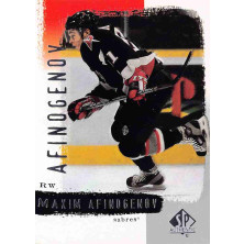 Afinogenov Maxim - 2000-01 SP Authentic No.11