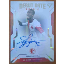 Sima Abdallah - 2021-22 Sportzoo SK Slavia Praha Debut Date Rookie Auto No.DR16 A3
