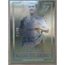 Holeňák Miroslav - 2021-22 SportZoo Fortuna:Liga Klub Legend Gold Auto No.KL12 A3