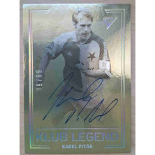 Piták Karel - 2021-22 SportZoo Fortuna:Liga Klub Legend Gold Auto No.KL16 A3