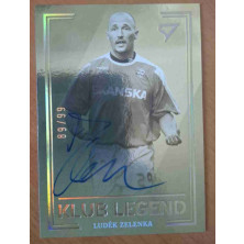 Zelenka Luděk - 2021-22 SportZoo Fortuna:Liga Klub Legend Gold Auto No.KL17 A3