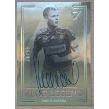 Kučera Radim - 2021-22 SportZoo Fortuna:Liga Klub Legend Gold Auto No.KL13 A3