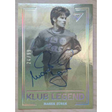Zúbek Marek - 2021-22 SportZoo Fortuna:Liga Klub Legend Gold Auto No.KL18 A3