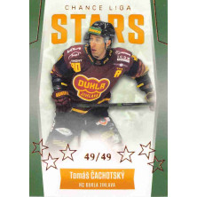 Čachotský Tomáš - 2022-23 Goal Cards Chance liga Stars Bronze No.ST-1