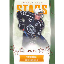 Koukal Petr - 2022-23 Goal Cards Chance liga Stars Bronze No.ST-9