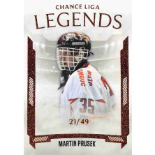 Prusek Martin - 2022-23 Goal Cards Chance liga Legends Bronze No.LL-3