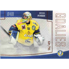 Petrásek Michael - 2022-23 Goal Cards Chance liga Goalies Bronze No.G-9