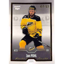 Pohl Jan - 2022-23 Goal Cards Chance liga Gold No.35