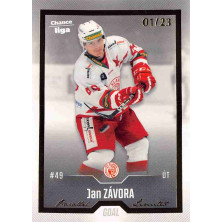 Závora Jan - 2022-23 Goal Cards Chance liga Gold No.109