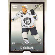 Lang Kryštof - 2022-23 Goal Cards Chance liga Gold No.324