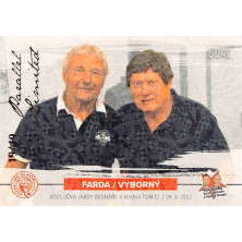 Farda Richard, Výborný František - 2022-23 Goal Cards Chance liga Rozlučka Jaroslava Bednáře a Marka Tomici Bronze No.43