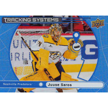 Saros Juuse - 2025-26 Upper Deck Tracking Systems No.TS-7