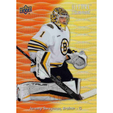 Swayman Jeremy - 2023-24 Allure Color Flow Orange-Yellow No.CF-31