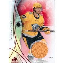 Novak Thomas - 2024-25 SP Game Used Red Jersey orange No.24