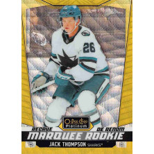 Thompson Jack - 2024-25 O-Pee-Chee Platinum Marquee Rookies Neon Yellow Surge No.258