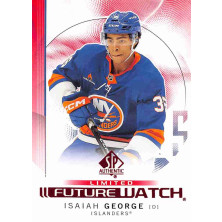 George Isaiah - 2024-25 SP Authentic Limited Red No.197