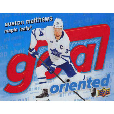 Matthews Auston - 2025-26 Upper Deck Goal Oriented No.GO17