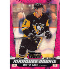 St. Ivany Jack - 2024-25 O-Pee-Chee Platinum Marquee Rookies Pink Magma No.247