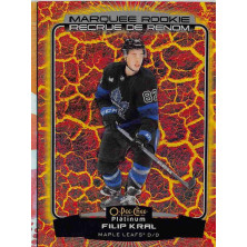 Král Filip - 2022-23 O-Pee-Chee Platinum Marquee Rookies Hot Magma No.282