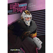Patera Jiří - 2023-24 Synergy Light Up The Night Rookies Pink No.LN-PA